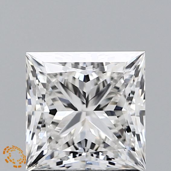 1.69 ct. princess Lab Grown Diamond front image