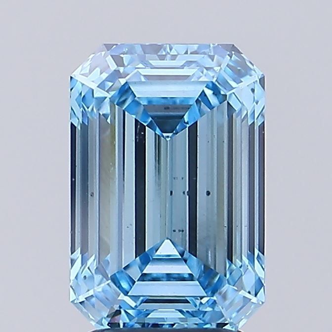 3.04 ct. emerald Lab Grown Diamond front image