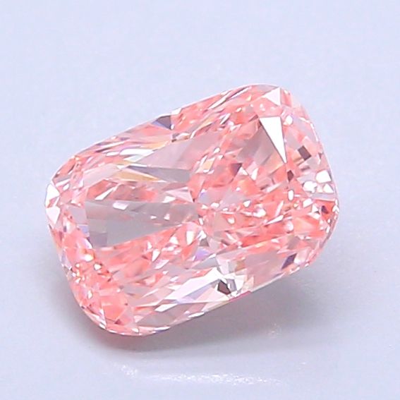 1.01 CT Fancy Vivid Pink CUSHION MODIFIED