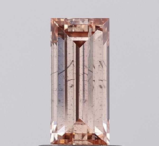 1.01 CT Fancy Light Brown BAGUETTE
