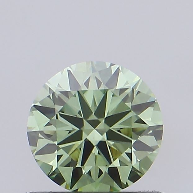 0.63 CT Fancy Vivid Green ROUND