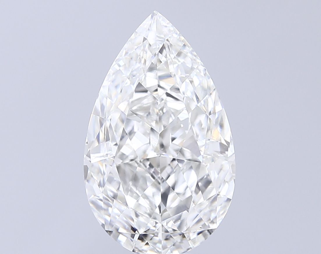 6.09 ct. pear Lab Grown Diamond front image