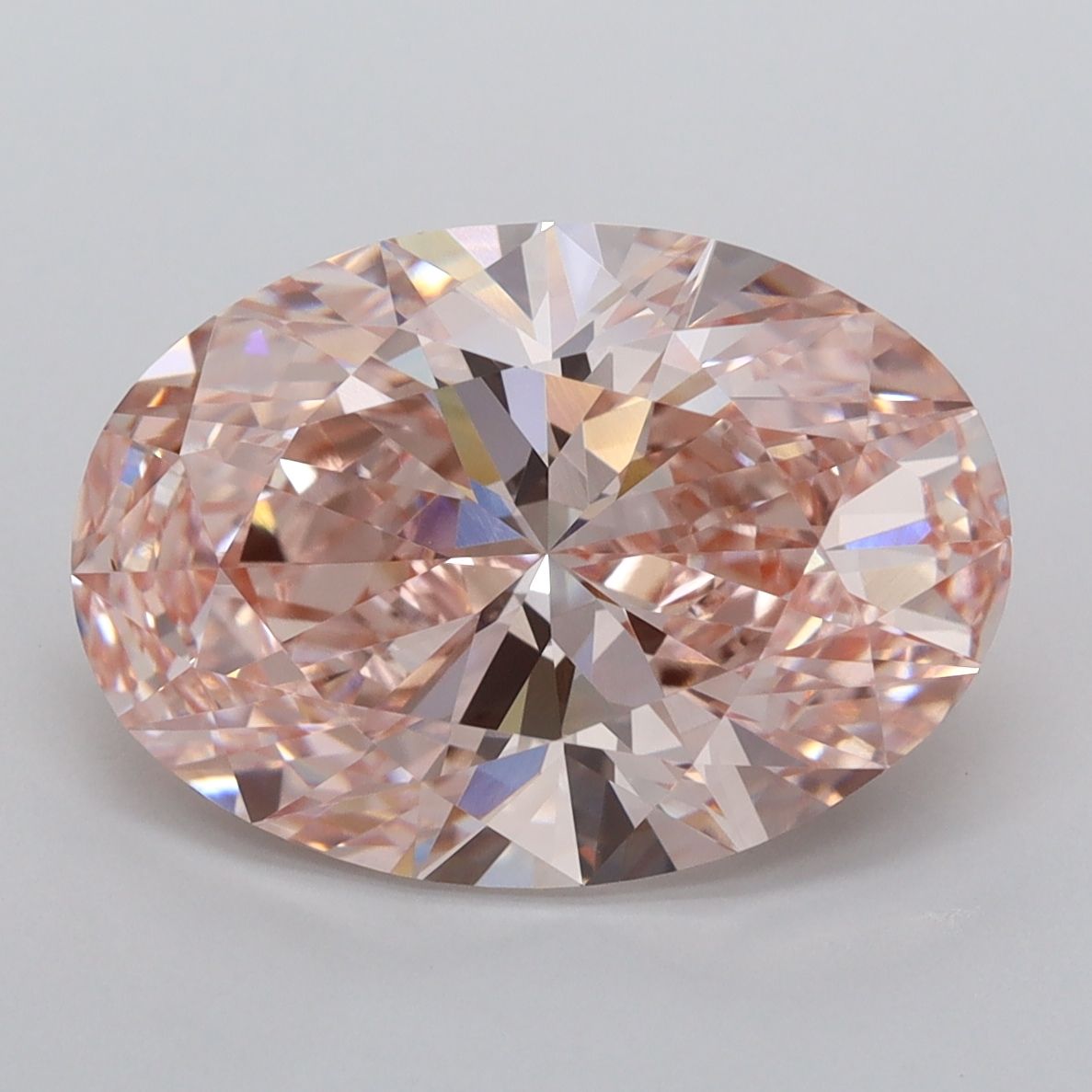 5.02 ct. oval Lab Grown Diamond front image