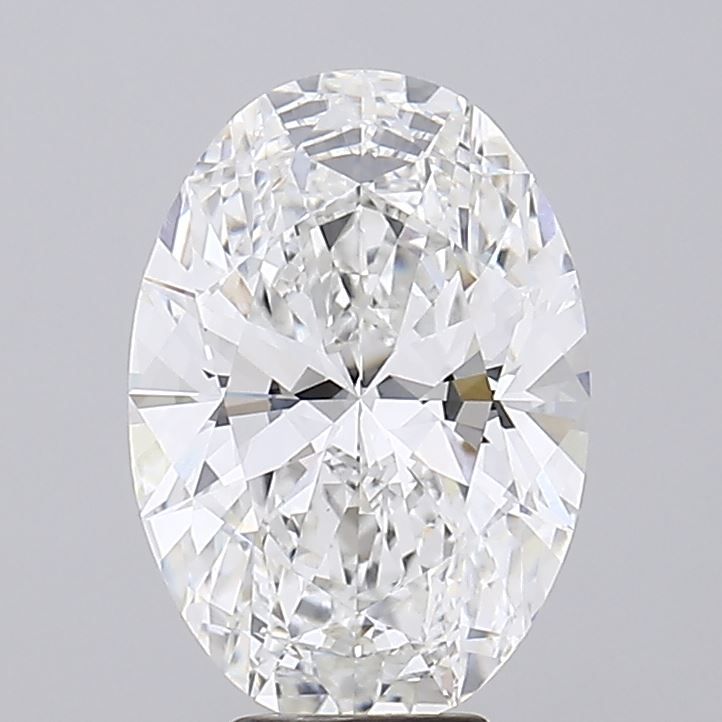 6.09 ct. oval Lab Grown Diamond front image