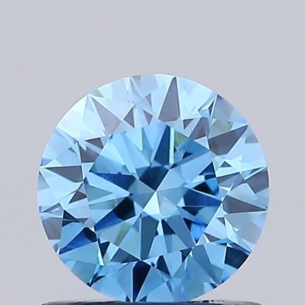 0.75 CT Fancy Vivid Blue ROUND