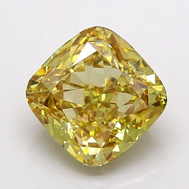 1.53 CT Fancy Brownish Yellow CUSHION MODIFIED
