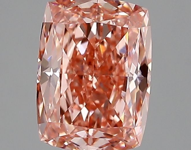 1.06 CT Fancy Vivid Pink CUSHION MODIFIED