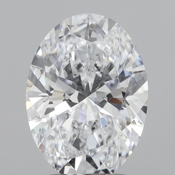 2.08 ct. oval Lab Grown Diamond front image