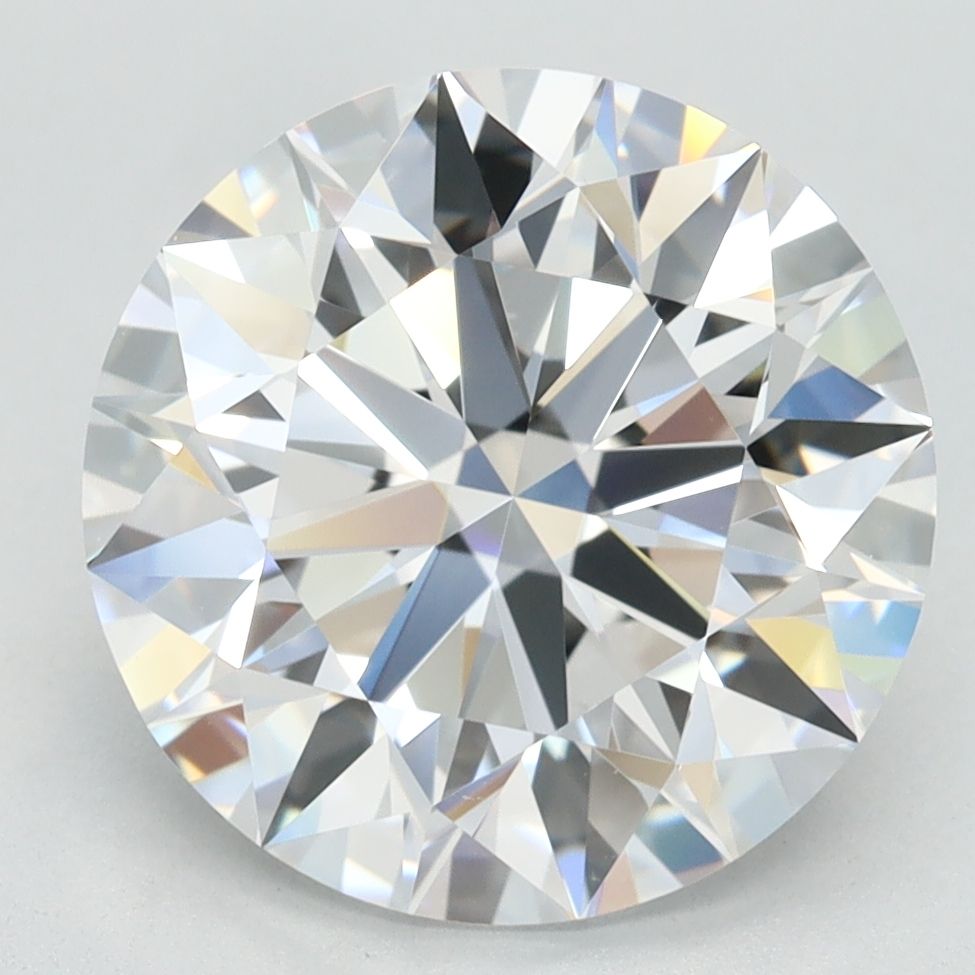 Diamant Rond 4.06 ct - Couleur D - Pureté VVS1