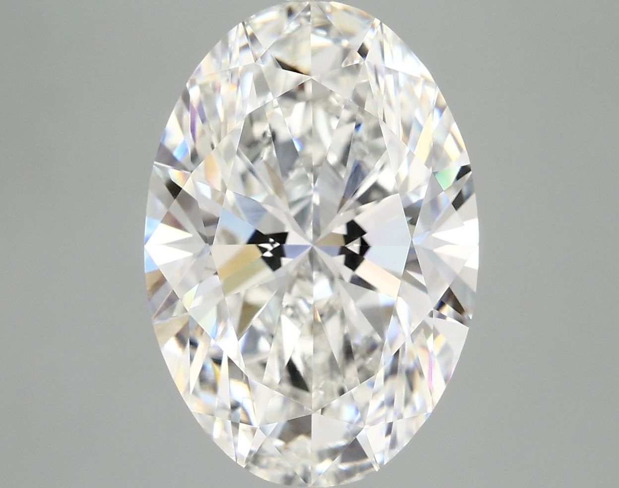 5.09 ct. oval Lab Grown Diamond front image