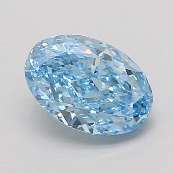 1.06 CT Fancy Vivid Blue OVAL