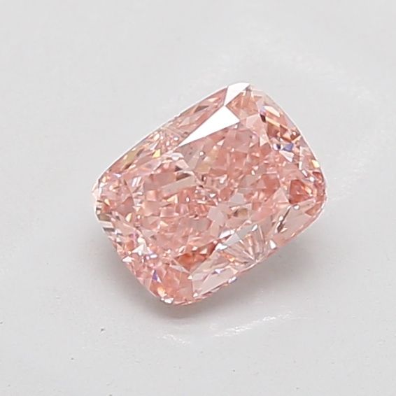 1.37 CT Fancy Vivid Pink CUSHION MODIFIED