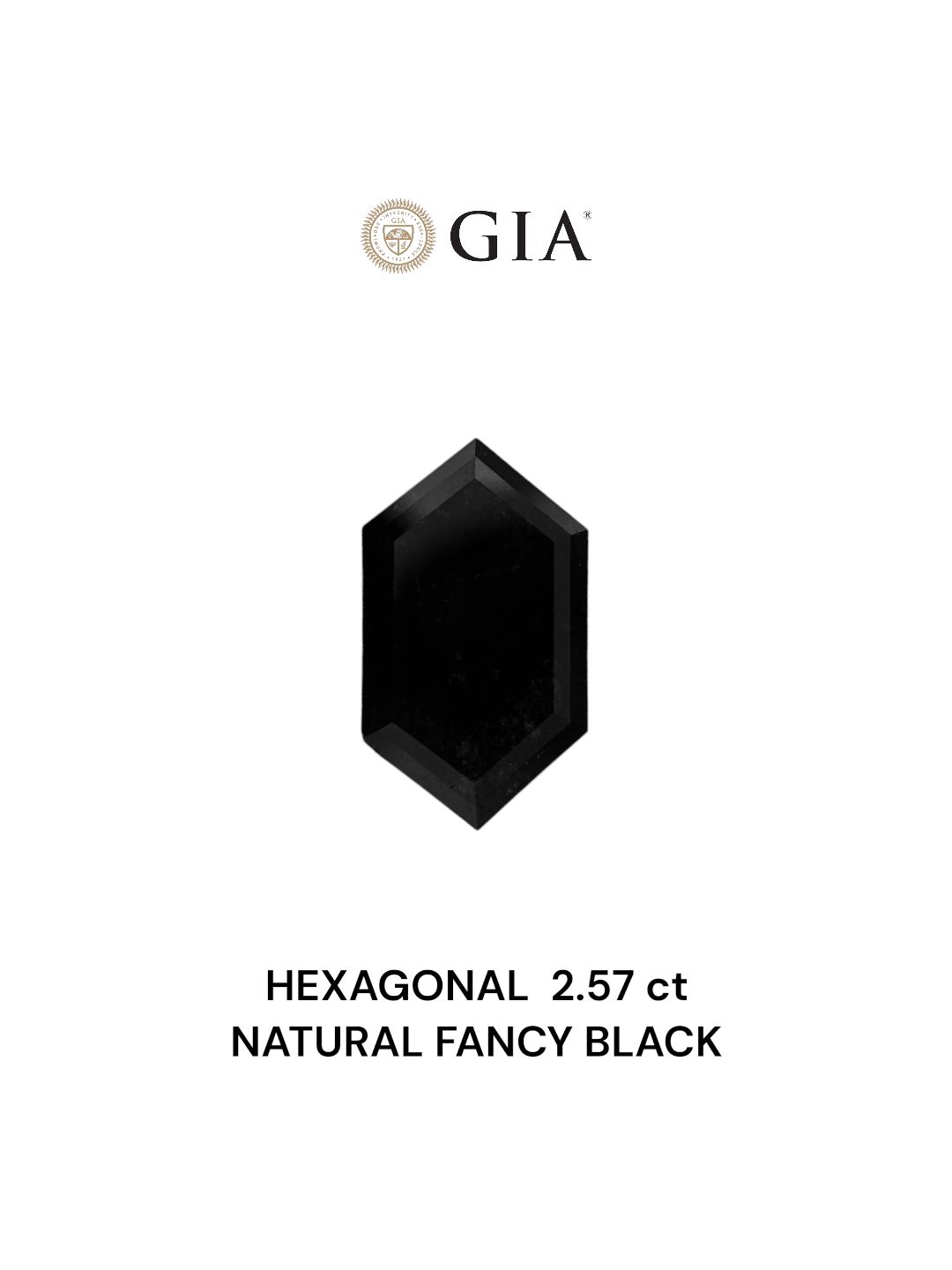 2.57 ct Hexagonal Diamond