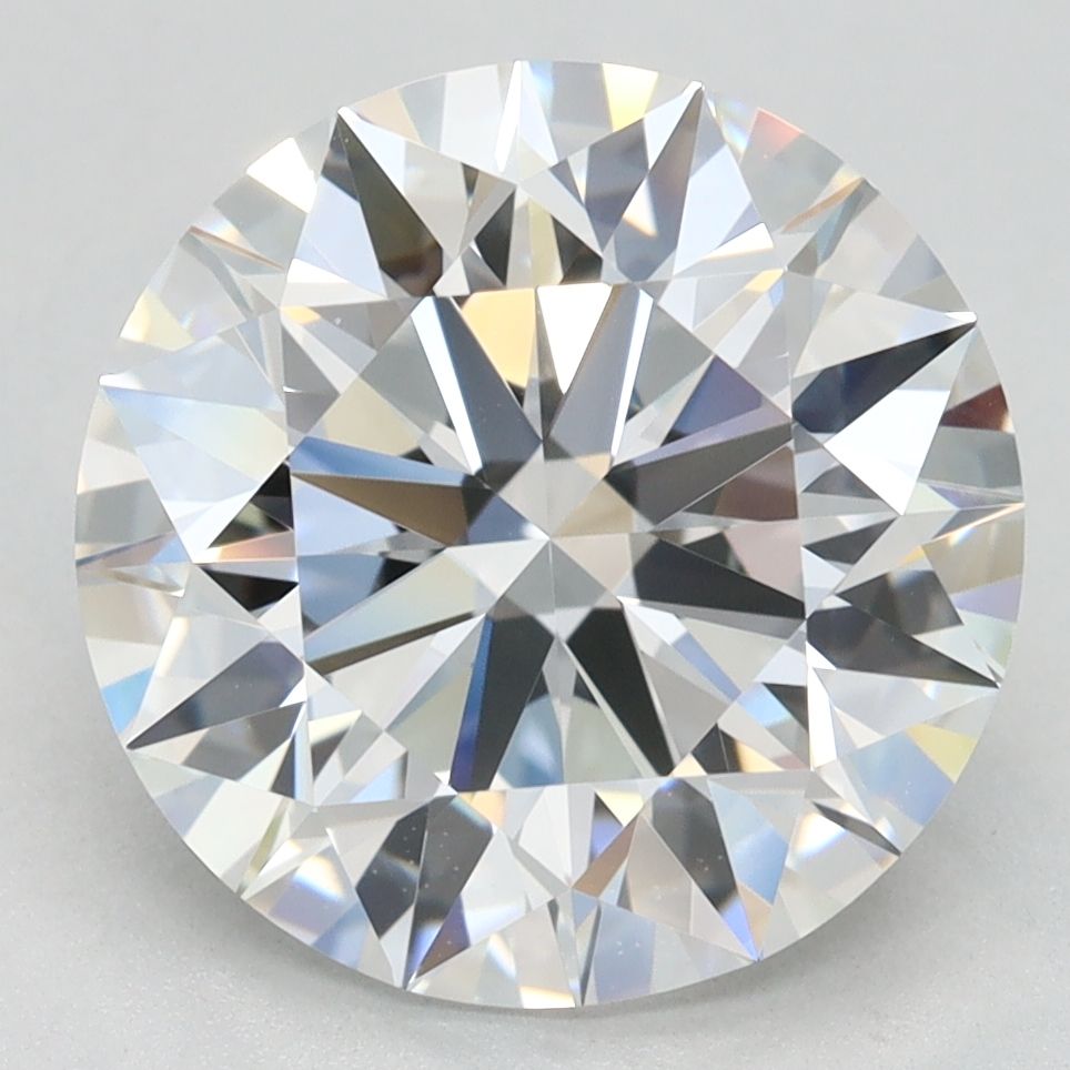 Diamant Rond 4.04 ct - Couleur D - Pureté VVS1
