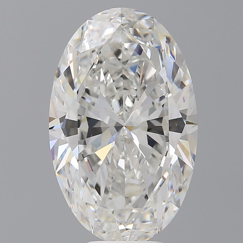 7.09 ct. oval Lab Grown Diamond front image