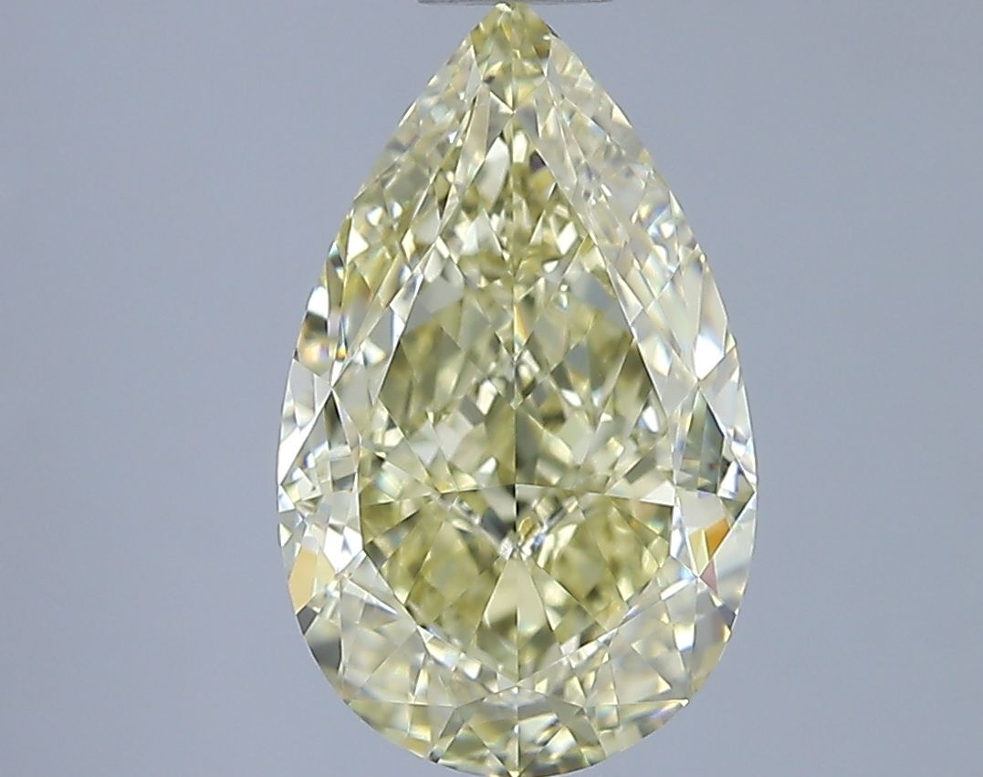 Diament 3.23 ct Fancy Light Yellow/VVS1