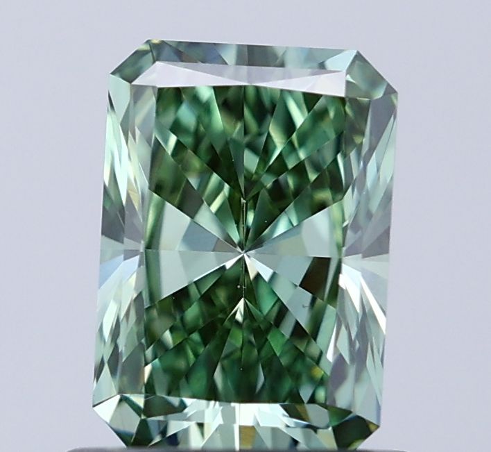 0.79 CT Fancy Vivid Green RADIANT