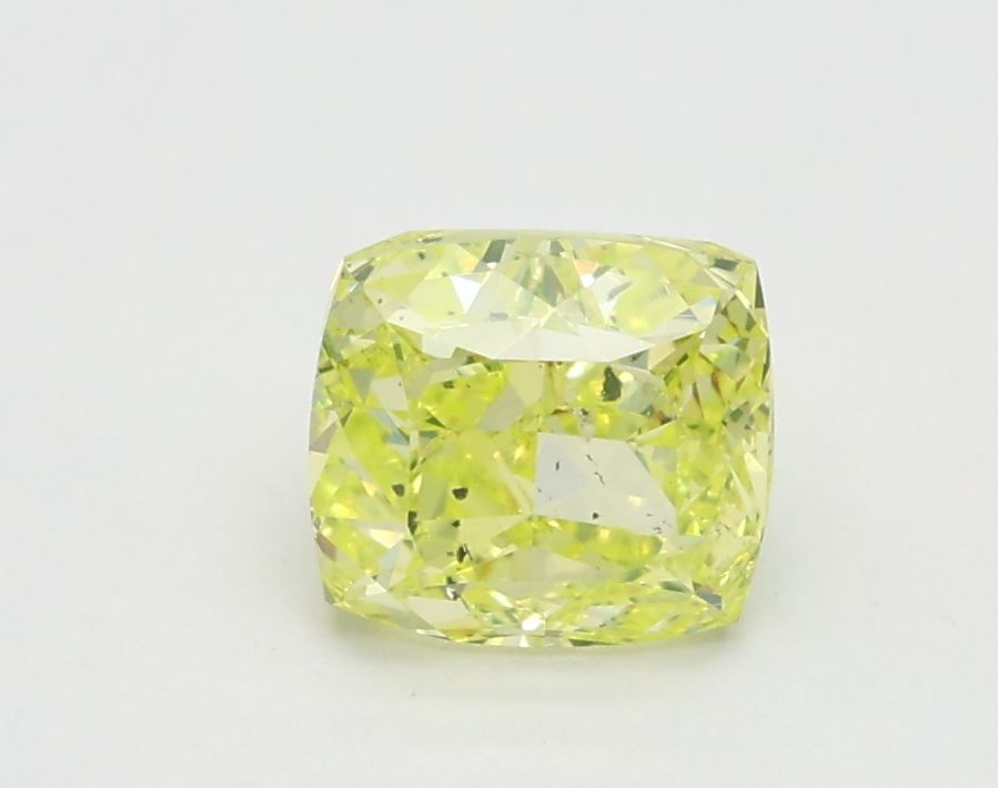 Diament 0.9 ct Fancy Intense Green Yellow/SI2