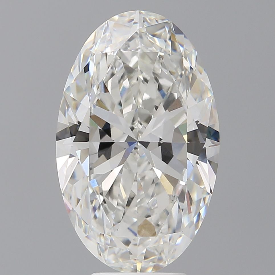 6.56 ct. oval Lab Grown Diamond front image