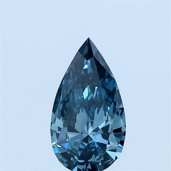 0.3 CT Fancy Deep Greenish Blue PEAR
