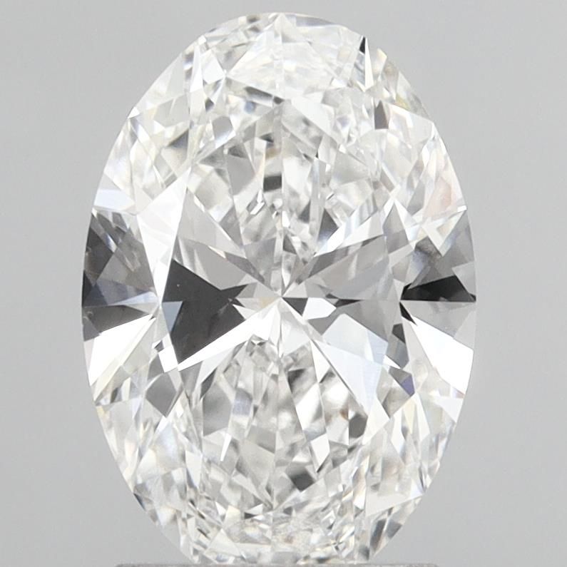 2.02 ct. oval Lab Grown Diamond front image