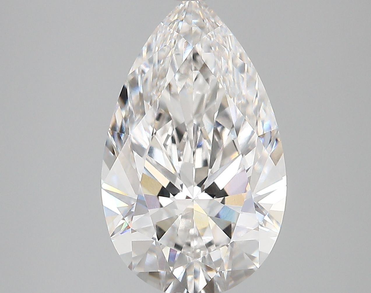 Diamant Poire 4.36 ct - Couleur E - Pureté VVS2