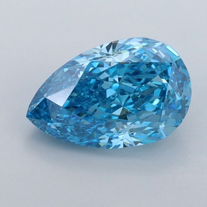 1.01 CT Fancy Vivid Blue PEAR