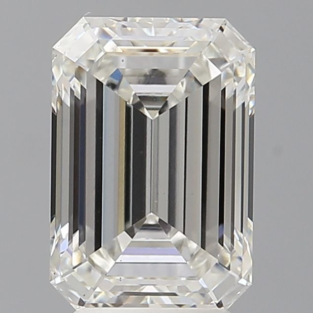 3.57 ct. emerald Lab Grown Diamond front image