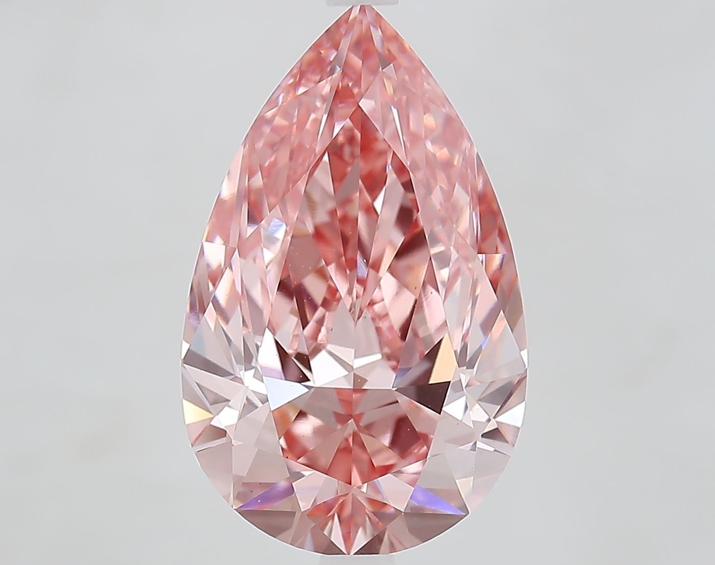 6.10 ct. pear Lab Grown Diamond front image