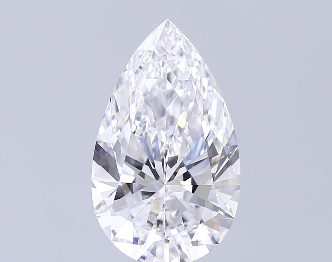 4.04 ct. pear Lab Grown Diamond front image