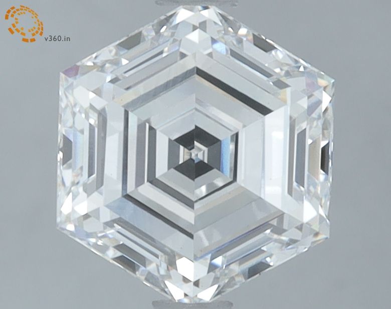 2.03 ct lab-grown Hexagonal Diamond