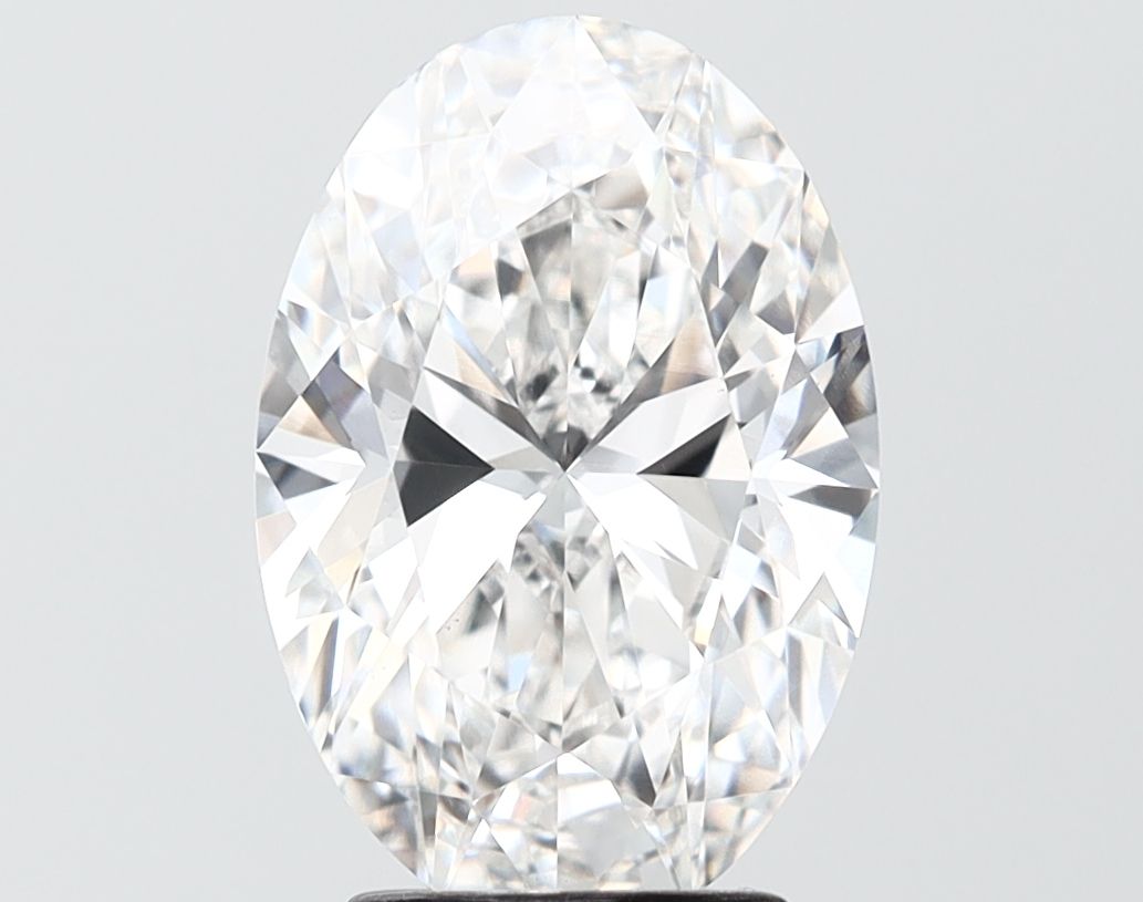 3.30 ct. oval Lab Grown Diamond front image