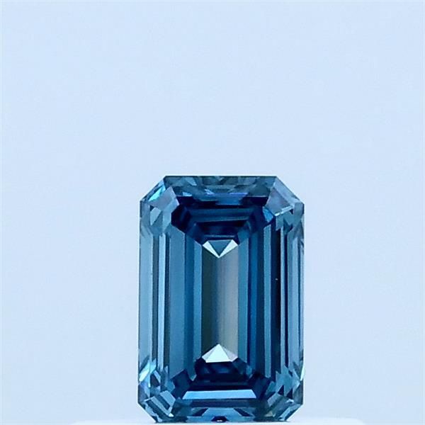 0.35 CT Fancy Vivid Blue EMERALD