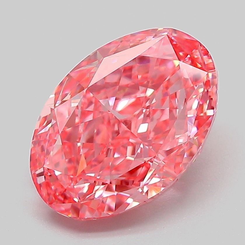 3.10 ct. oval Lab Grown Diamond front image