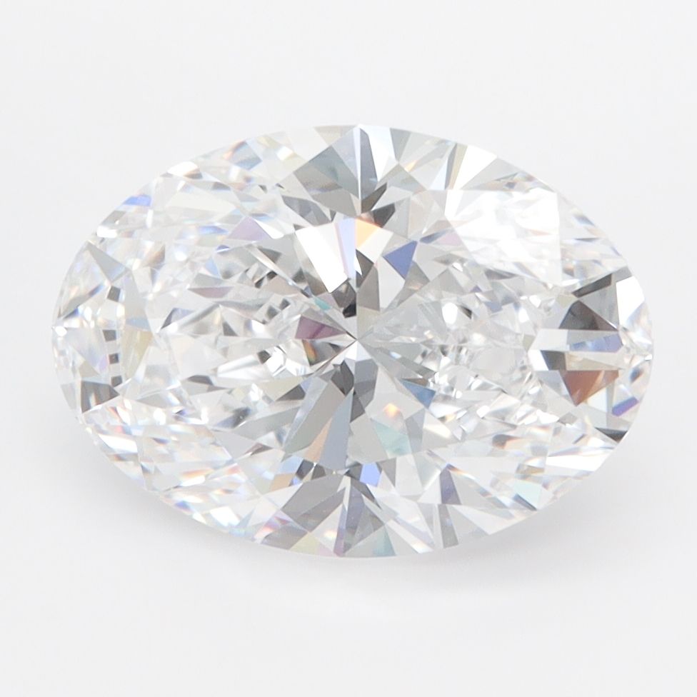 3.25 ct. oval Lab Grown Diamond front image