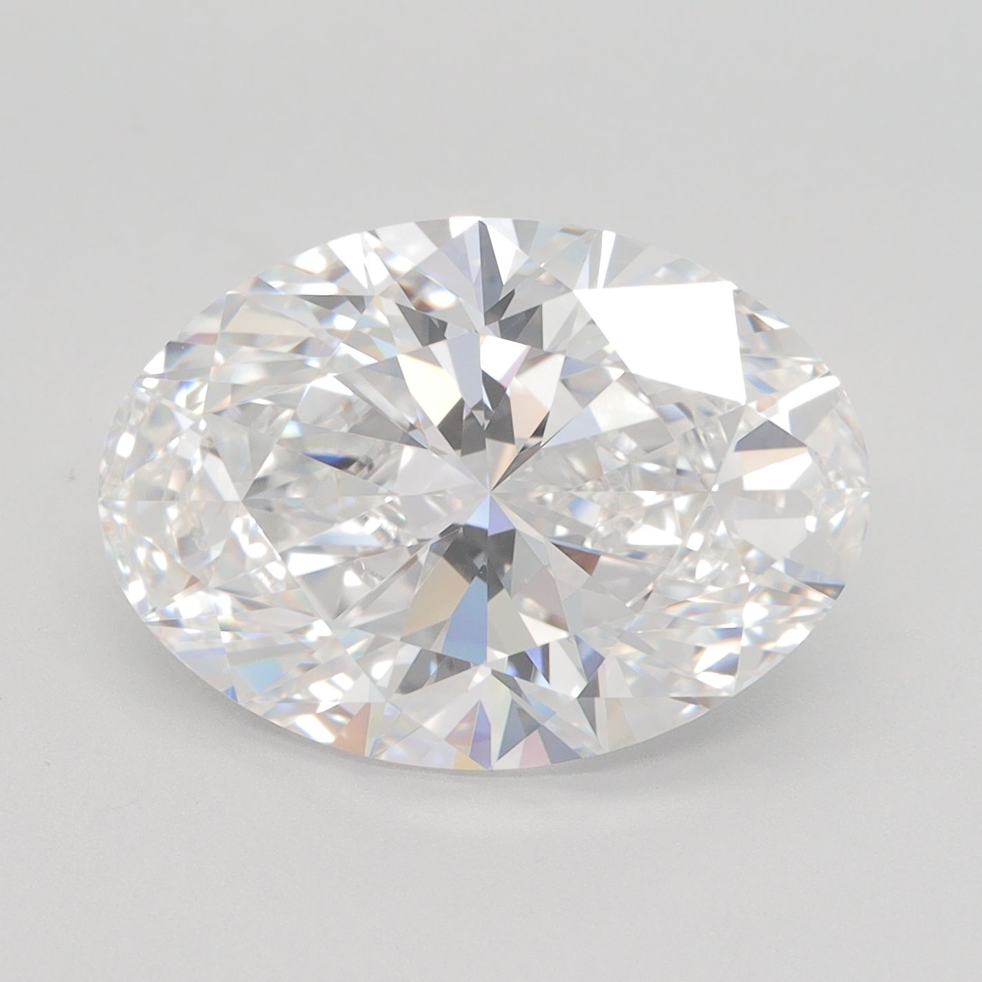 6.34 ct. oval Lab Grown Diamond front image