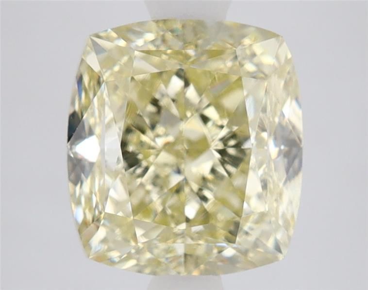 Diament 4.03 ct Fancy Light Yellow/SI1
