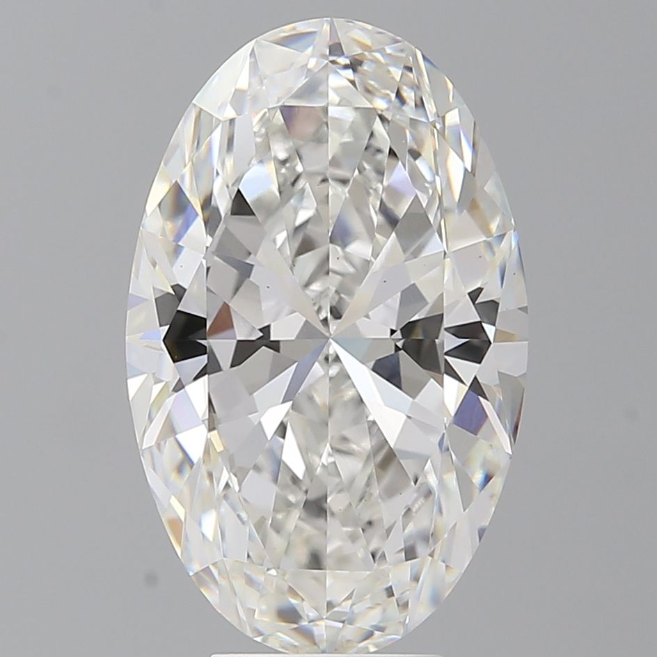 6.60 ct. oval Lab Grown Diamond front image