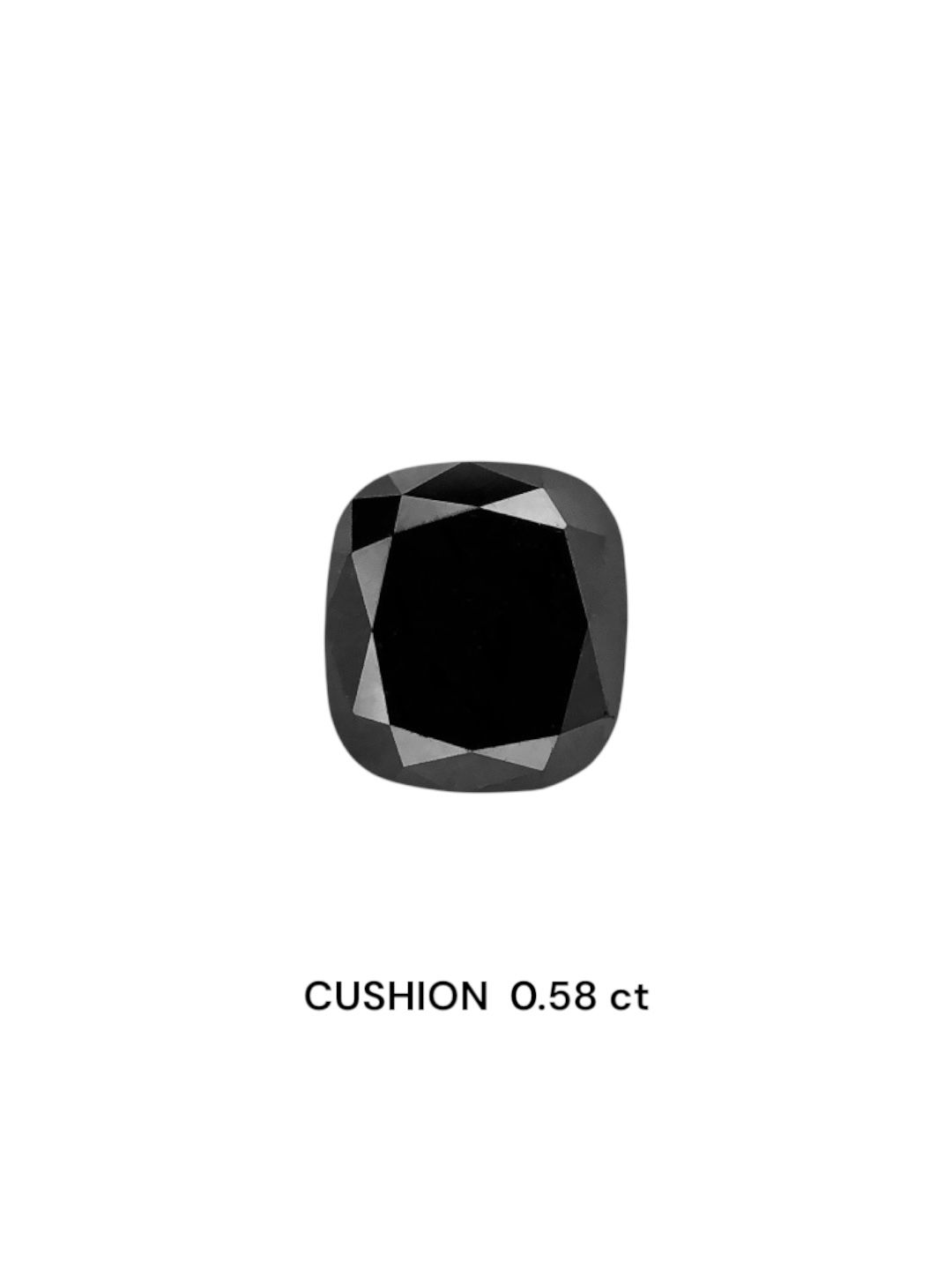 Diament 0.58 ct Fancy Black/VVS2