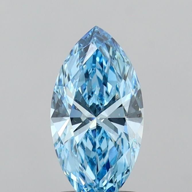 1.0 CT Fancy Vivid Blue MARQUISE