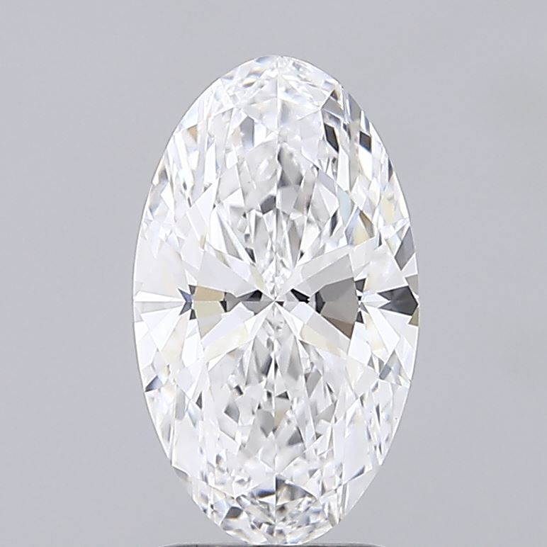 2.06 ct. oval Lab Grown Diamond front image