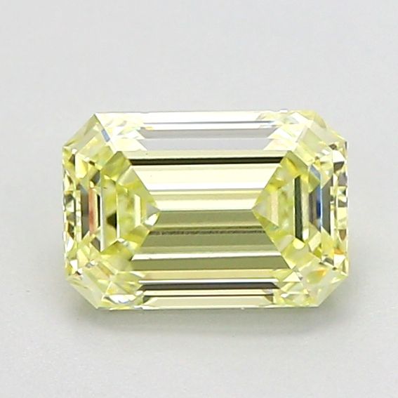 1.05 CT Fancy Light Yellow EMERALD