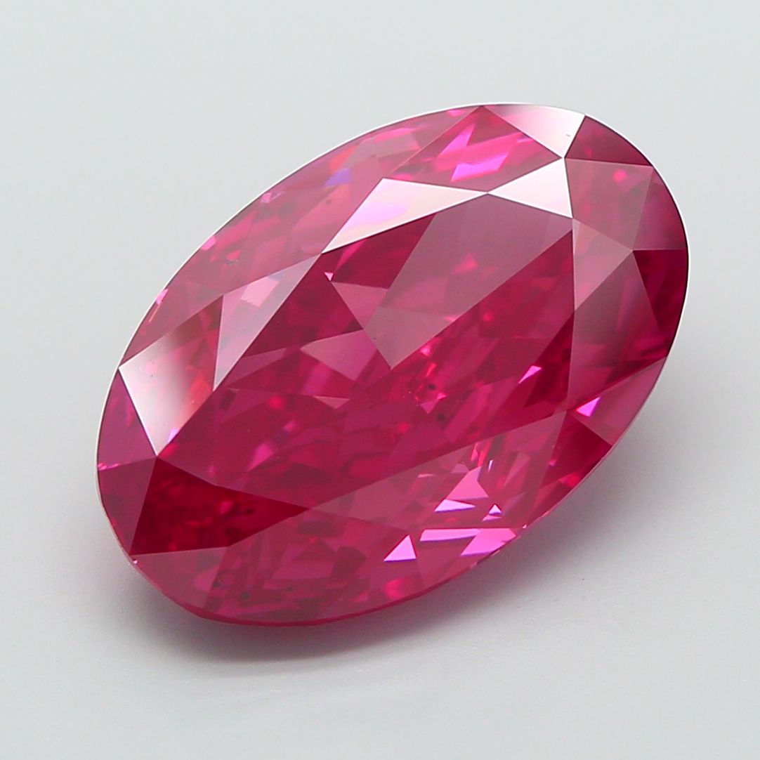 8.22 ct. oval Lab Grown Diamond front image