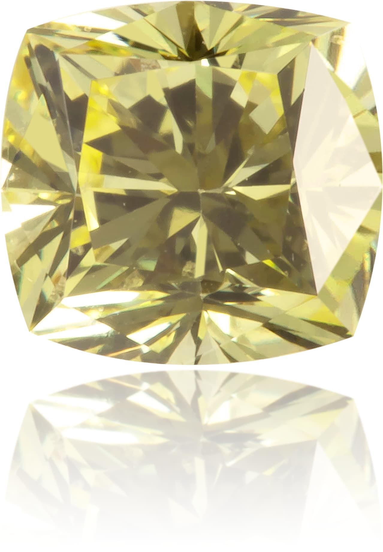 Diament 0.57 ct Yellow/VS2