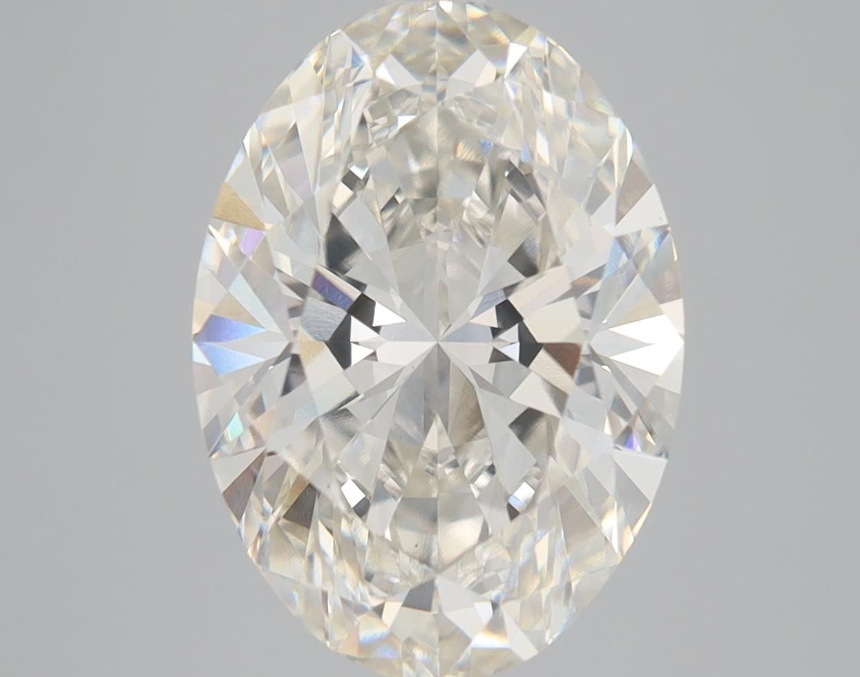 5.07 ct. oval Lab Grown Diamond front image