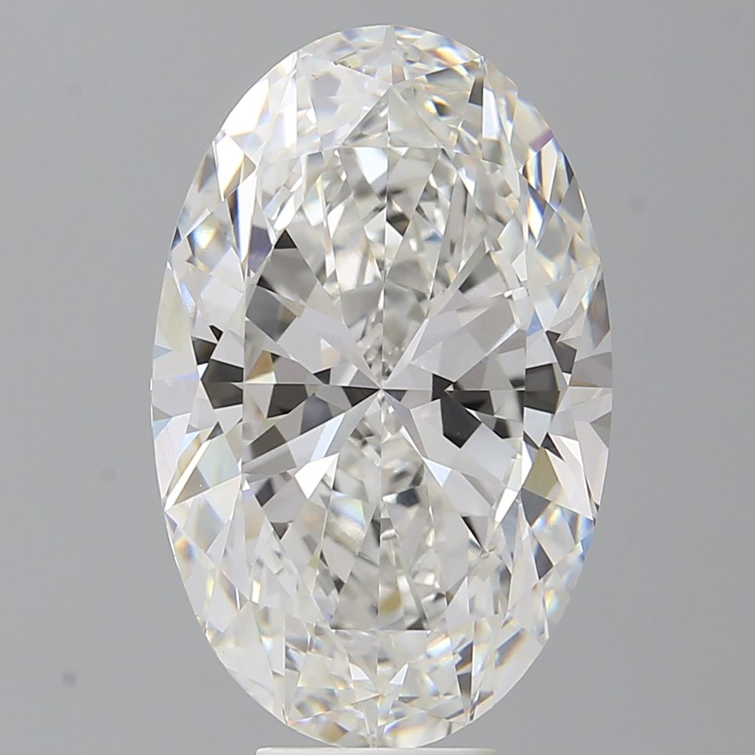 9.09 ct. oval Lab Grown Diamond front image