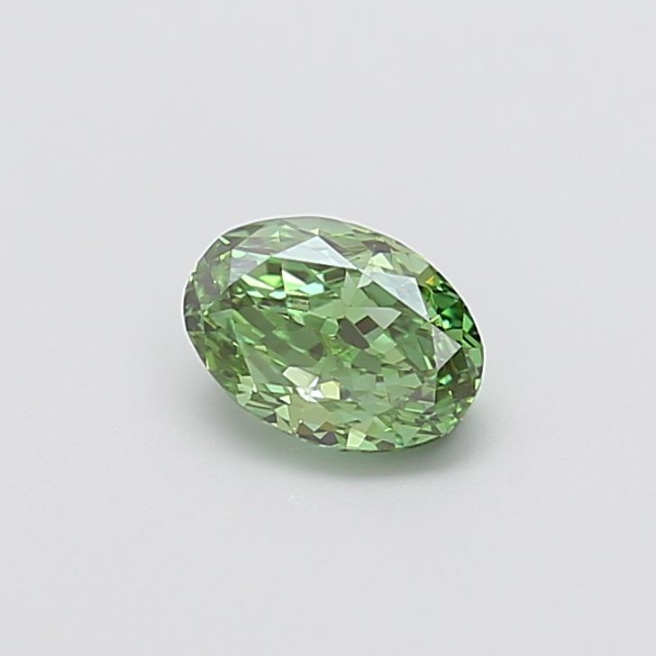 1.03 CT Fancy Vivid Green OVAL