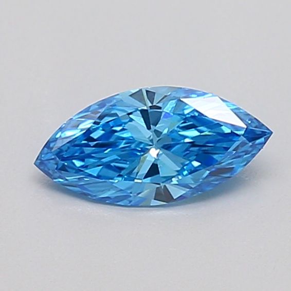 0.35 CT Fancy Vivid Blue MARQUISE
