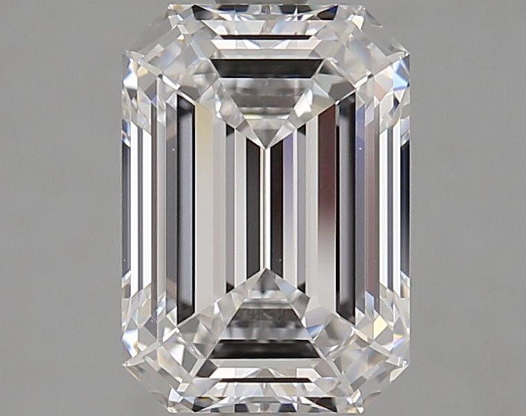 Diamant Émeraude 2.78 ct - Couleur D - Pureté VVS2
