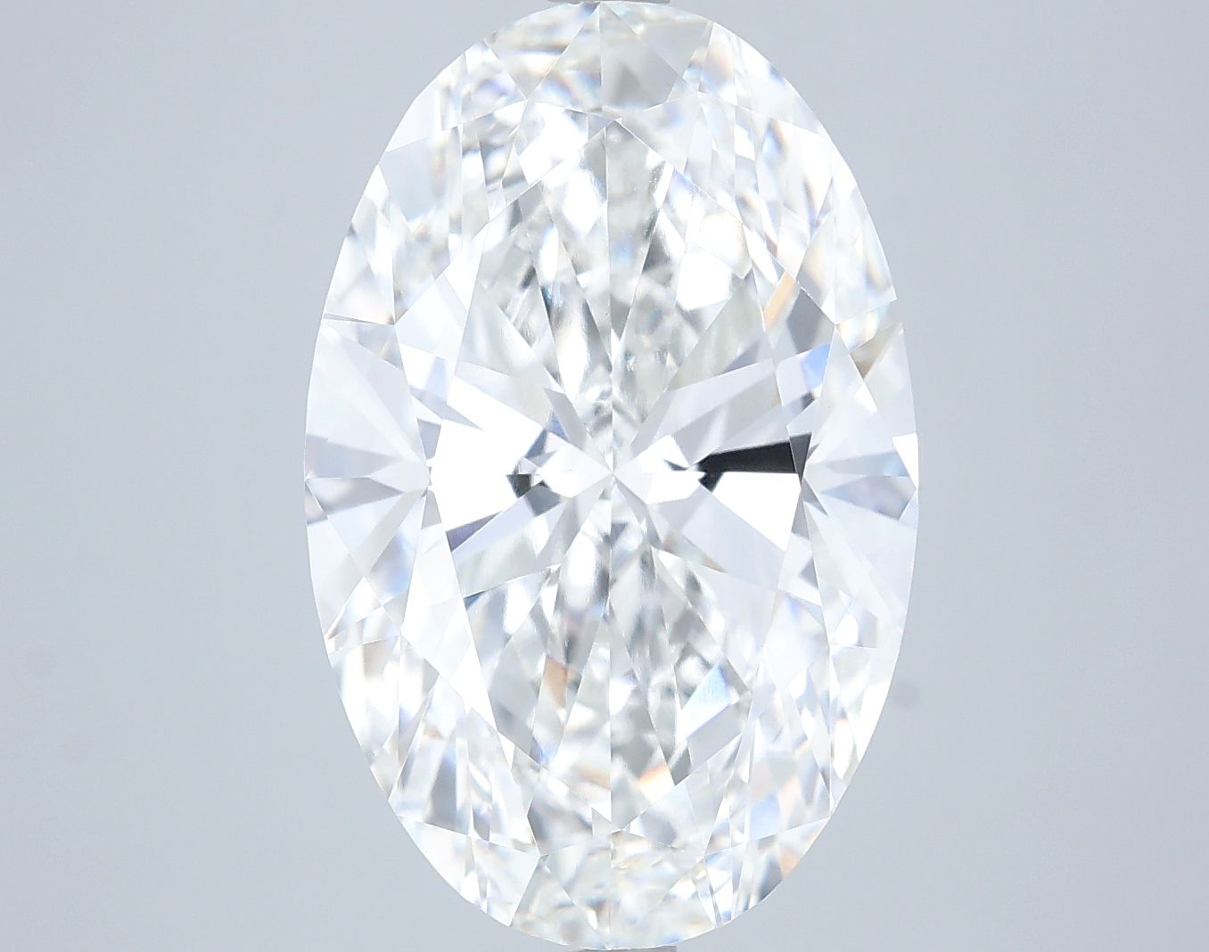 7.05 ct. oval Lab Grown Diamond front image